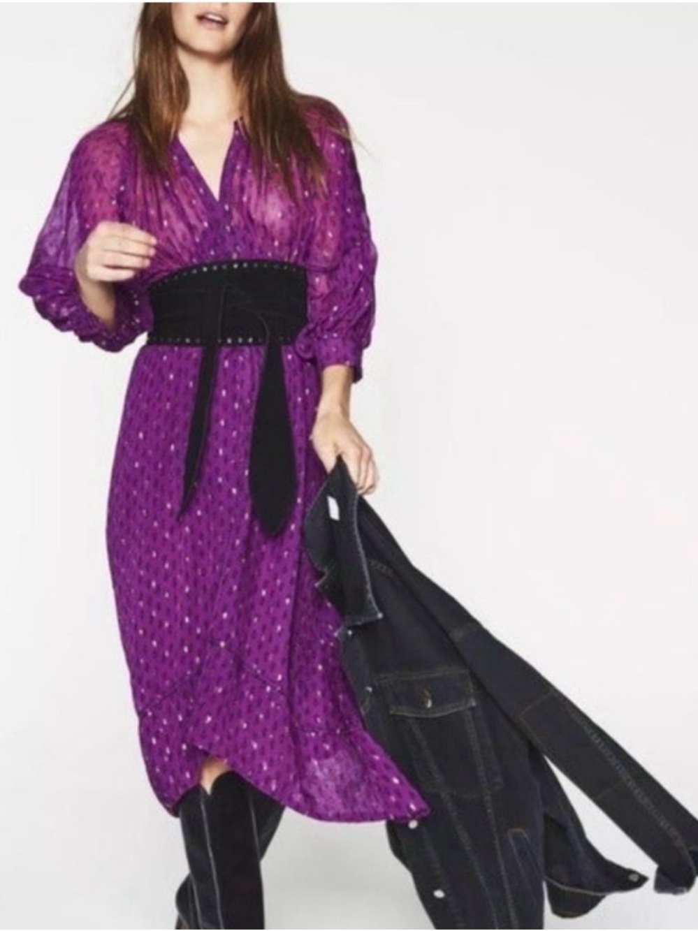 Ba&sh Cyana midi dress